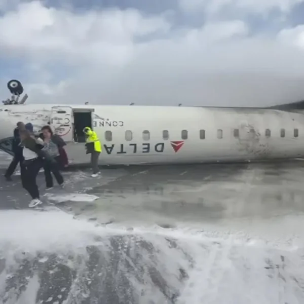 Delta Plane Crash: Video Shows Aircraft Erupting in Fireball and Flipping Upside Down